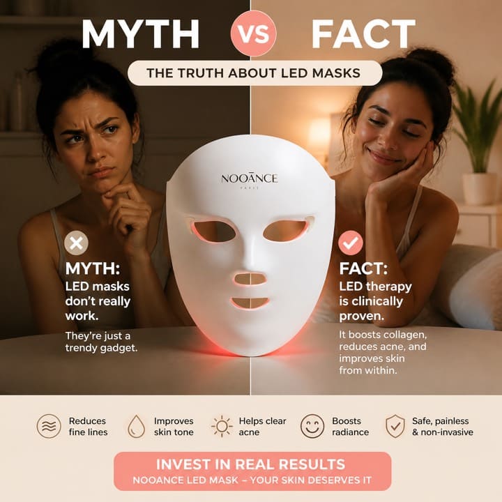 Créative publicitaire comparative MYTH et FACT