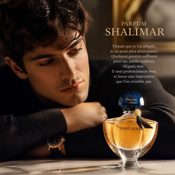 Créative publicitaire pour un parfum oriental